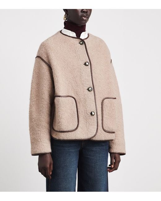 Altuzarra Natural Alpaca-Blend Irving Jacket