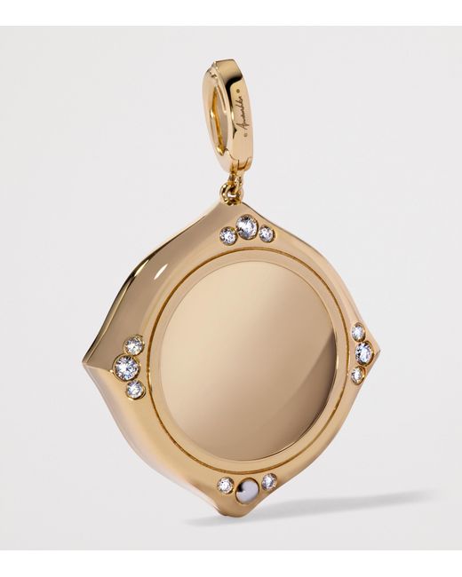 Annoushka Metallic And Diamond Mythology Eye Spy Charm Pendant