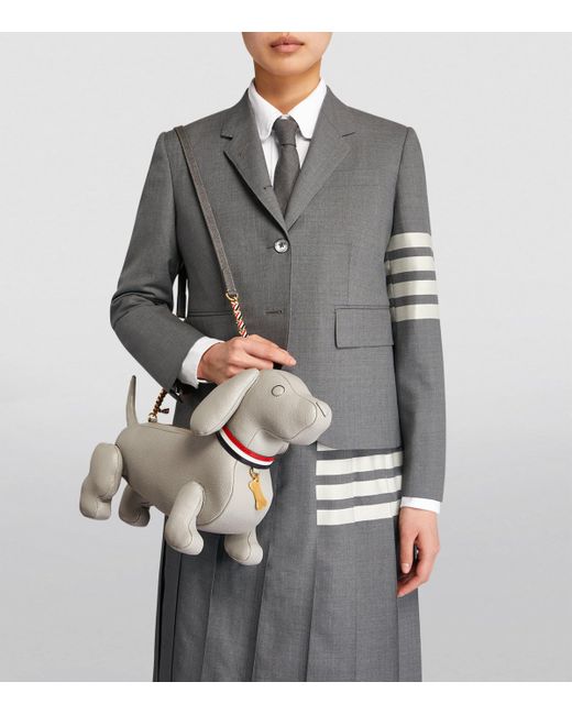 Thom Browne White Mini Hector Cross-Body Bag