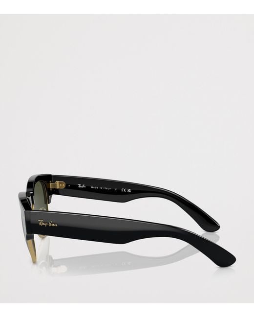 Ray-Ban Green Mega Clubmaster Square Sunglasses
