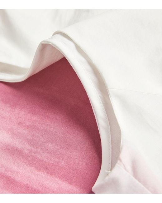 Marina Rinaldi Pink Cotton Sleeveless Midi Dress