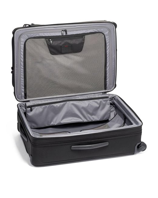 Tumi Black Alpha 3 Medium Trip Expandable 4-Wheel Packing Case for men