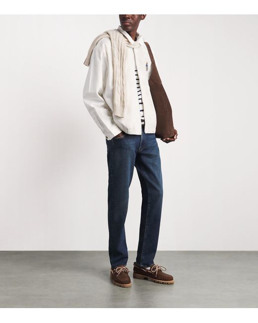 Polo Ralph Lauren White Oversized Polo Bear Bomber Jacket for men