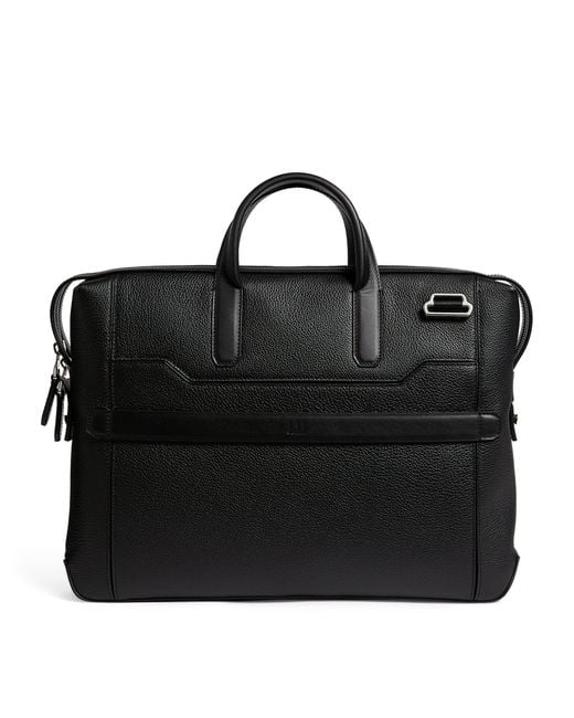 Dunhill Black Leather Briefcase for men