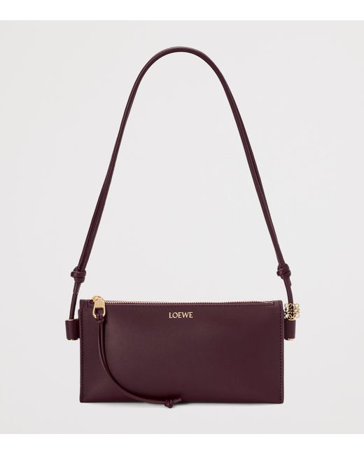 Loewe Purple Leather Joya Pouch