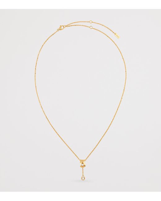 Chanel Metallic And Diamond Extrait De N°5 Necklace