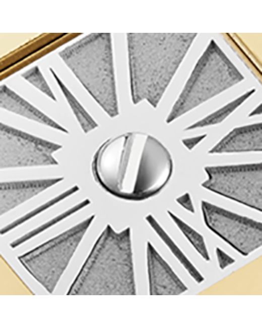 Cartier Metallic Sterling And Santos De Cufflinks for men