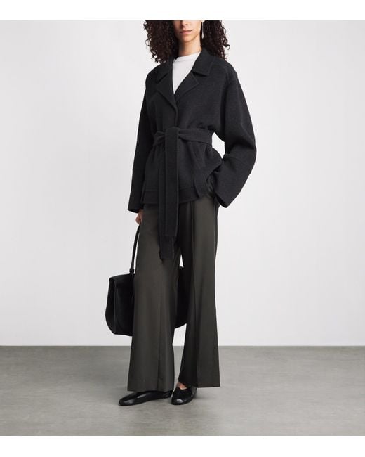 Khaite Black Wool Alder Jacket