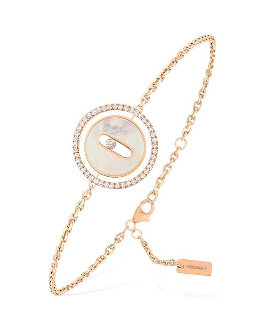 Messika Natural Lucky Move, Diamond And Mother-Of-Pearl Bracelet