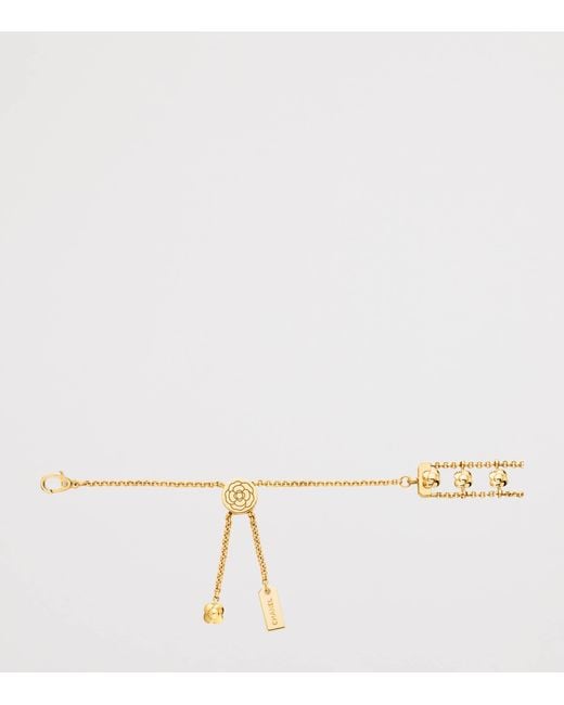 Chanel Metallic And Diamond Bouton De Camélia Supple Choker