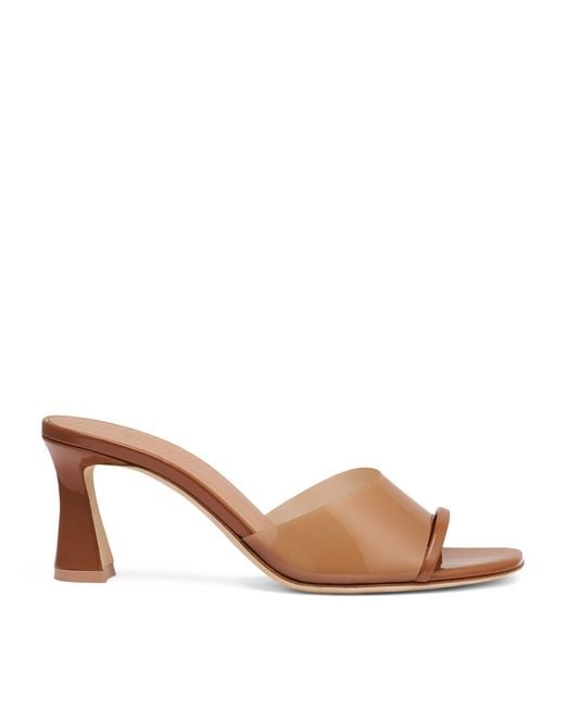 Malone Souliers Brown Pvc Roxanne Heeled Sandals 70