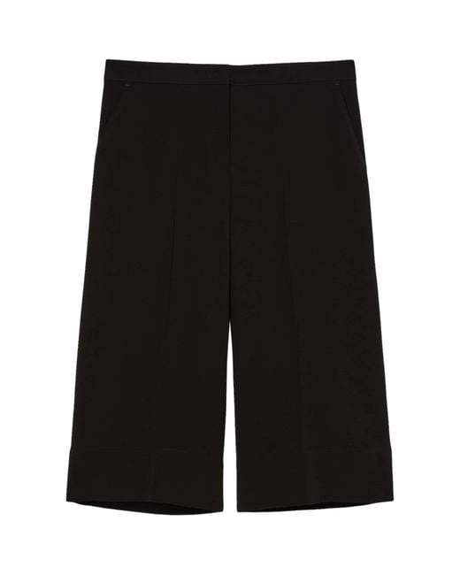 Marina Rinaldi Black Tailored Bermuda Shorts