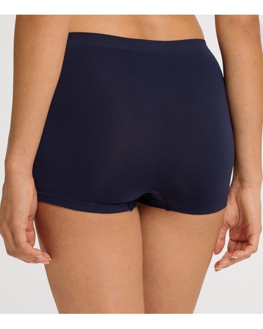 Hanro Blue Touch Feeling Boy Shorts