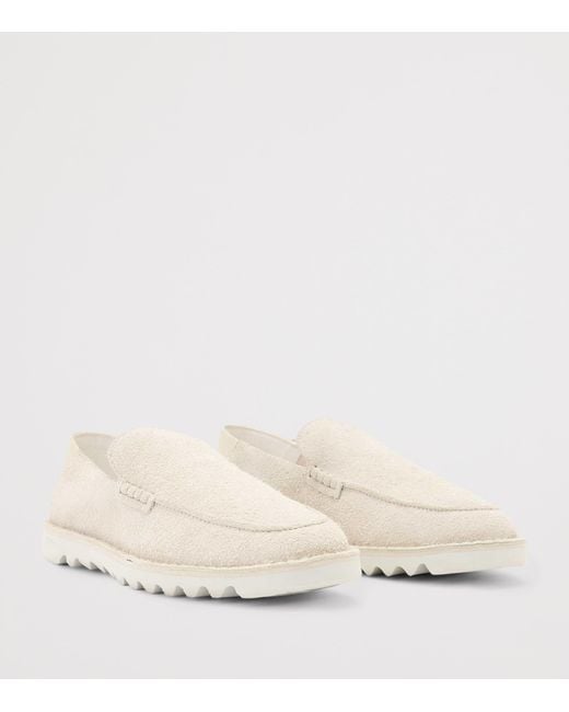 AllSaints Natural Suede Slix Loafers for men