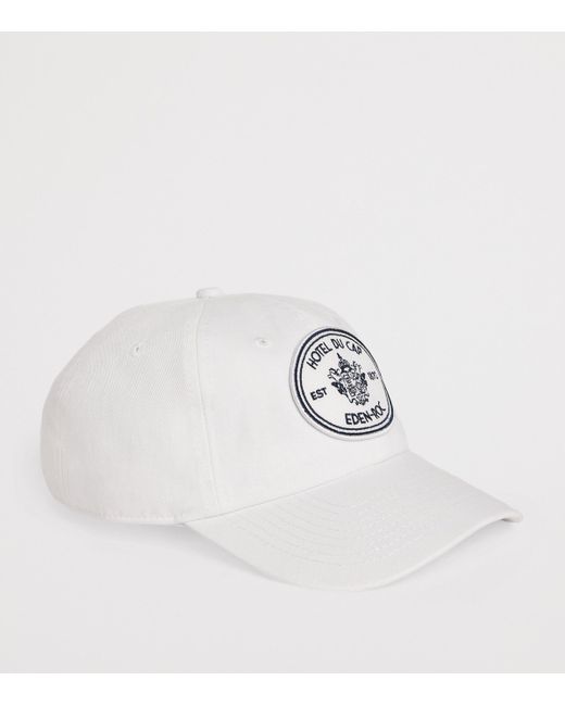 Sporty & Rich White Eden Crest Baseball Cap