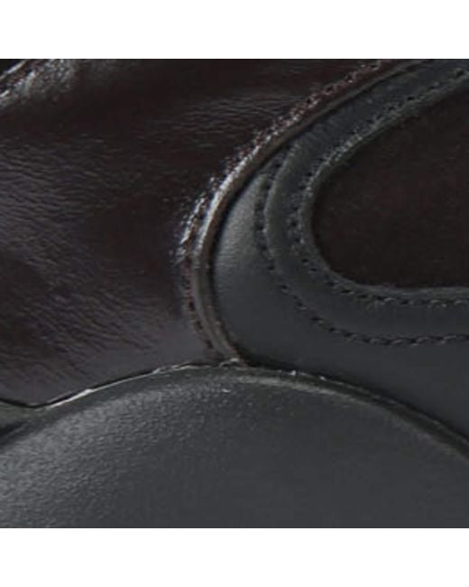 Kurt Geiger Black Leather Royston Sneakers for men
