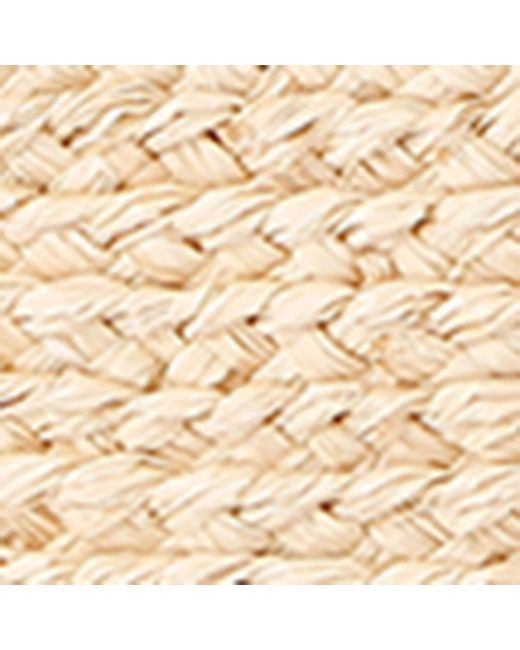 Roger Vivier Natural Raffia Viv' Skate Shopper Bag