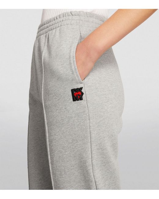 DKNY Gray Drawstring Sweatpants