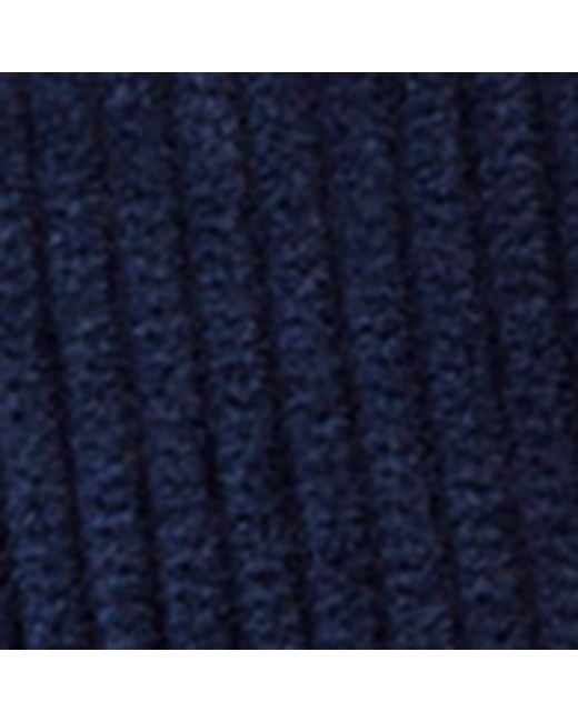 Prada Blue Corduroy Baseball Cap