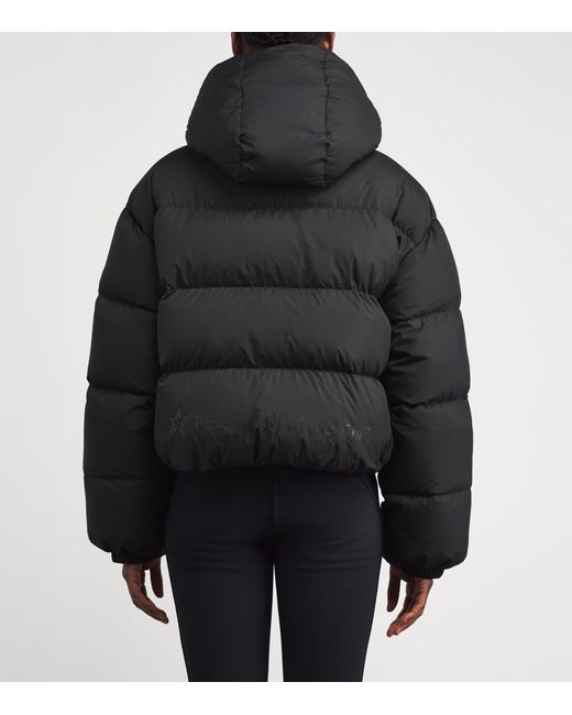 Perfect Moment Black Down Cropped Puffer Jacket