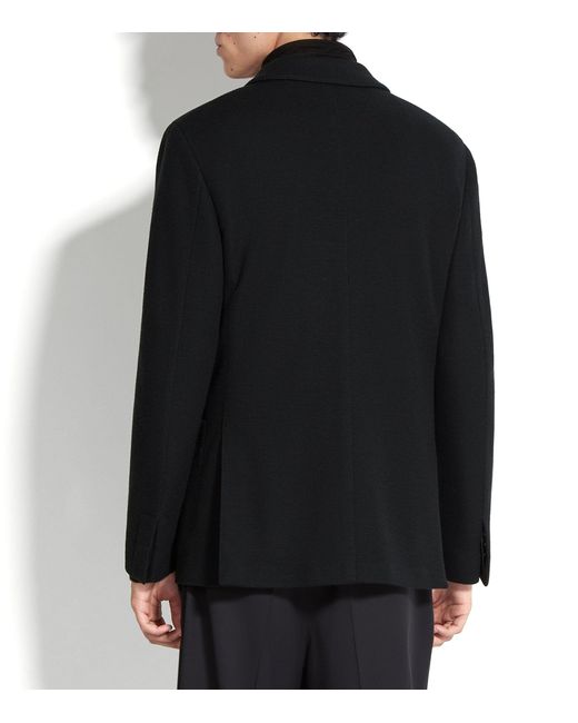 Zegna Black High Performance Sweater Jacket for men
