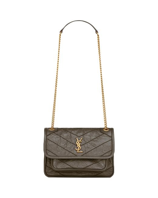 Saint Laurent White Mini Niki Shoulder Bag