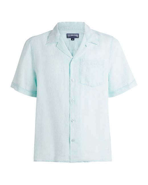 Vilebrequin Blue Linen Charli Shirt