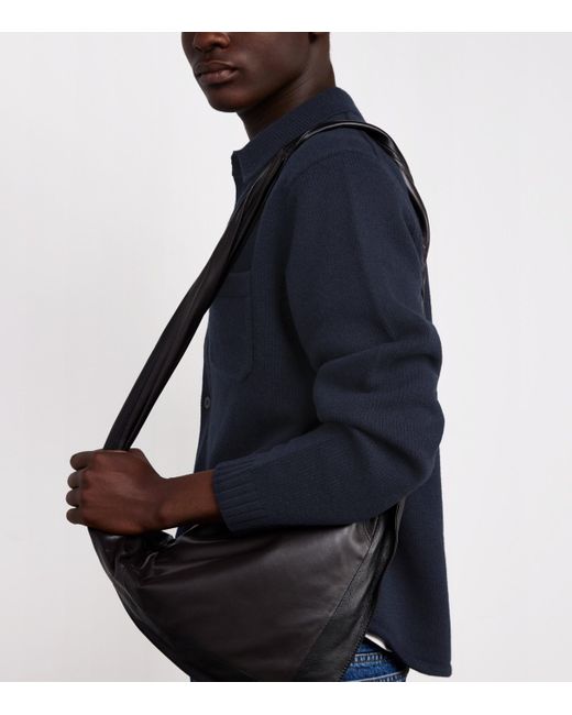 Vince Blue Wool Chest Pocket Cardigan for men