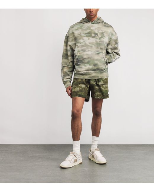 Amiri Green Camouflage Swim Shorts for men