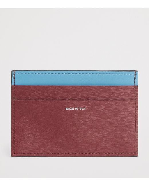 Paul Smith Black Leather Card Holder for men