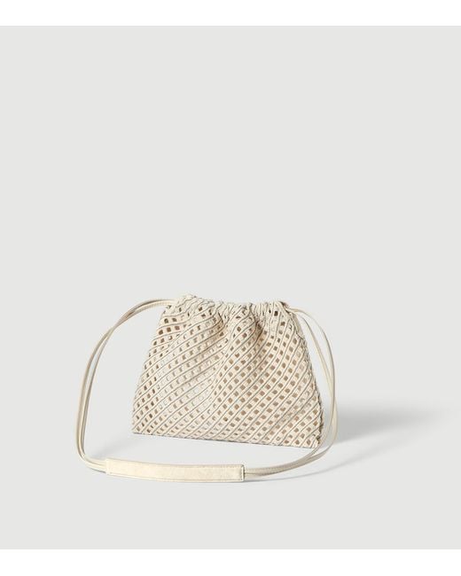 Brunello Cucinelli Natural Crochet Pouch Bag