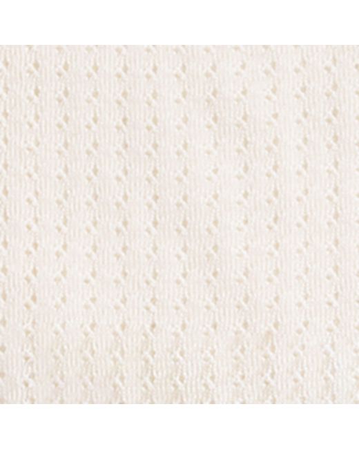 Eleventy White Silk Scarf