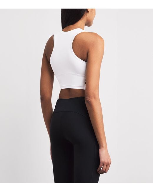 On Shoes White Studio Cropped Tank Top
