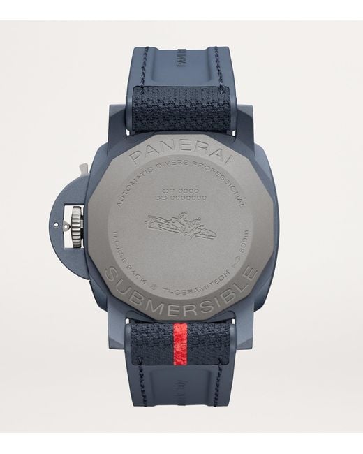 Panerai Blue Ti-Ceramitech Submersible Quarantaquattro Luna Rossa Watch for men