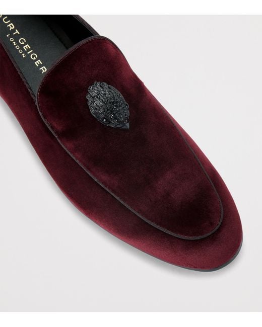 Kurt Geiger Red Velvet Hugh 2 Loafers for men