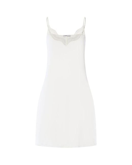 Hanro White Cira Nightdress