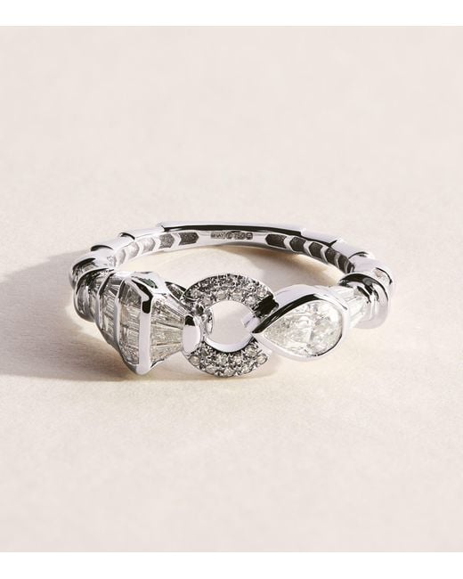 SHAY Natural And Diamond Serpentine Ring