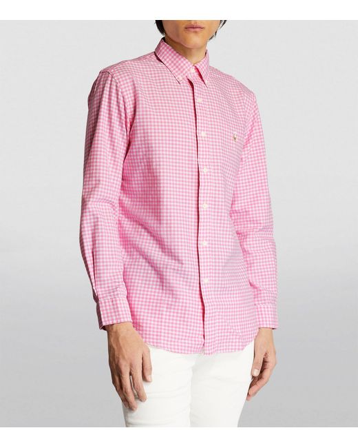 Polo Ralph Lauren Pink Button-down Long-sleeve Shirt for men
