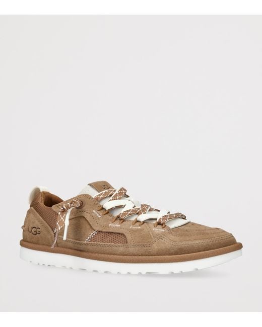 Ugg Brown Suede Minimel Sneakers for men