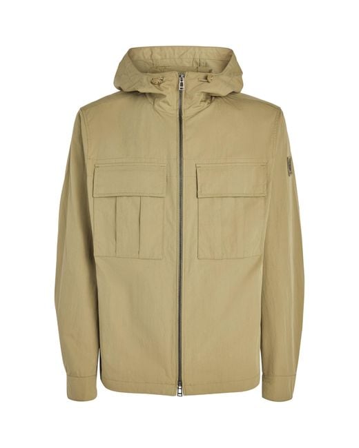 Belstaff Green Cotton-Blend Container Hooded Jacket for men