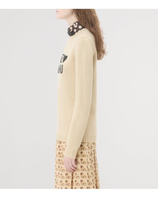 Valentino Natural Chez Sweater