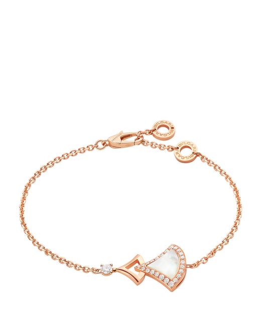 BVLGARI Metallic Diamond And Mother-Of-Pearl Divas' Dream Bracelet