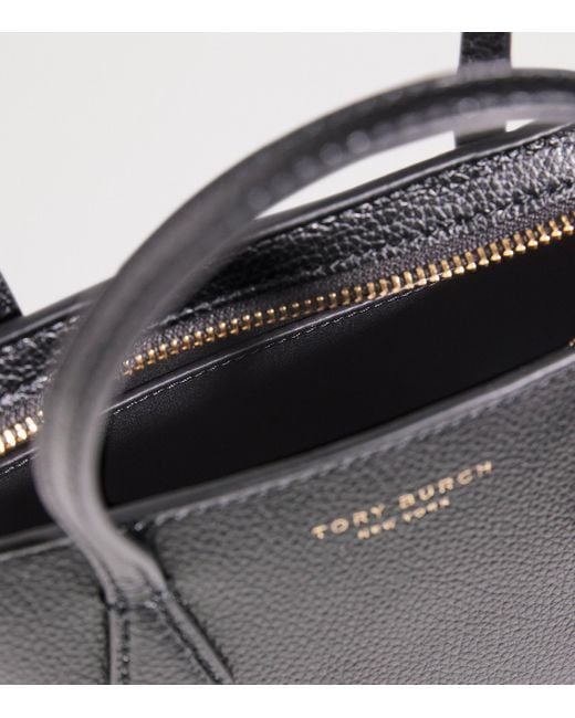 Tory Burch Black Mini Leather Perry Cross-Body Bag