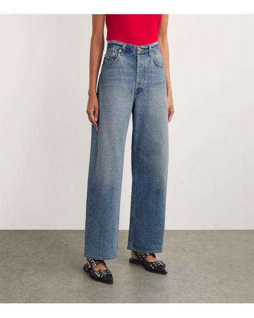 Citizens of Humanity Blue Gwendoline Scunch Jeans