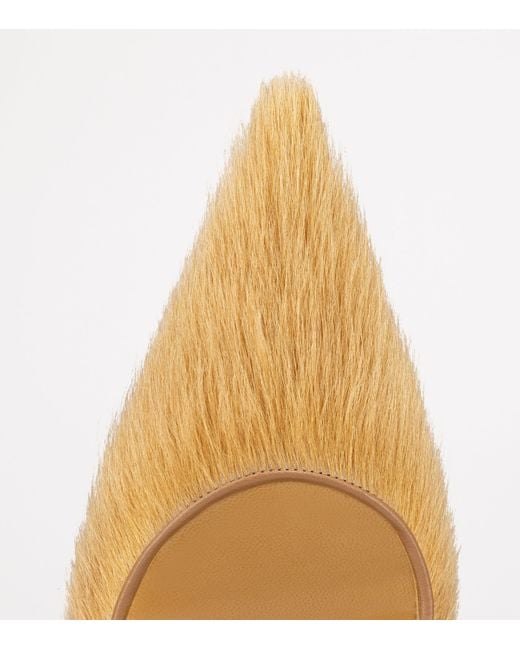 christian-louboutin-kate-clawmax-pony-hair-pumps-100-in-metallic-lyst