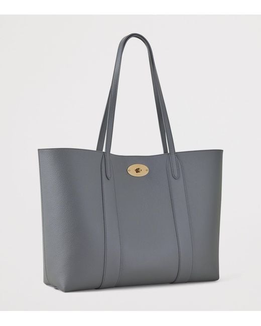 Mulberry Gray Small Leather Bayswater Tote Bag