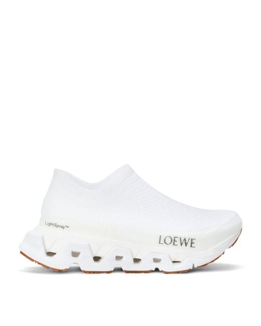 Loewe White X On Lightspray Cloudmonster Sneakers
