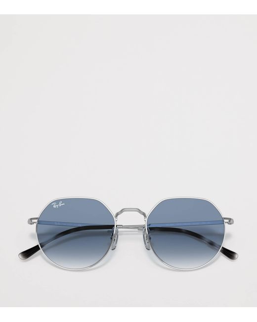 Ray-Ban Blue Metal Jack Round Sunglasses
