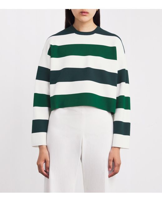 Max Mara Green Stripe Sweater