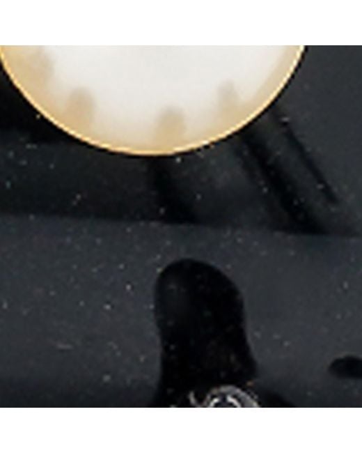 Alexandre De Paris Black Oversize Pearl-Detail Claw Hair Clip